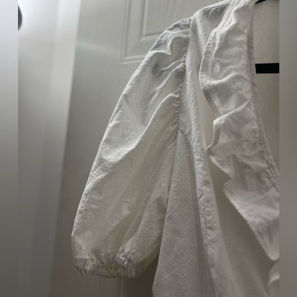 Boyish By Her Romeo Puff Sleeve Wrap Blouse - Picture 15 of 15